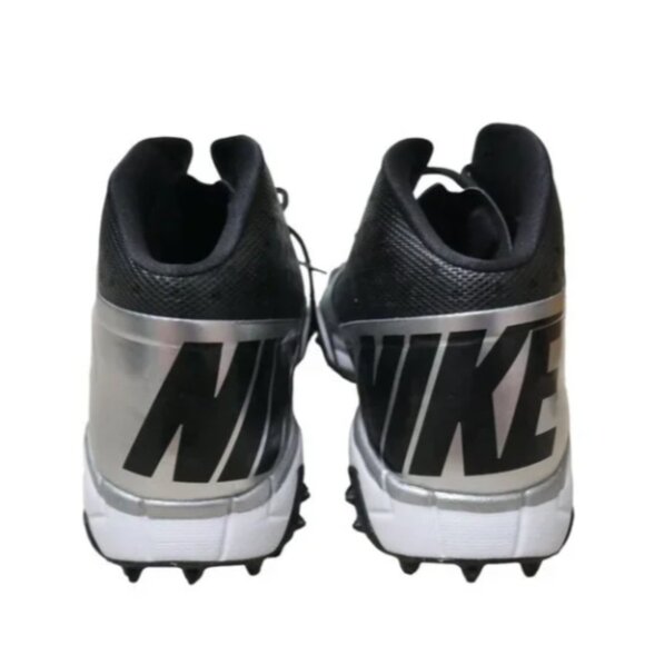 Nike Vapor Football Turf Shoes Cleats Men's Size 14.5 Black Silver 527879-010 - Picture 6 of 11